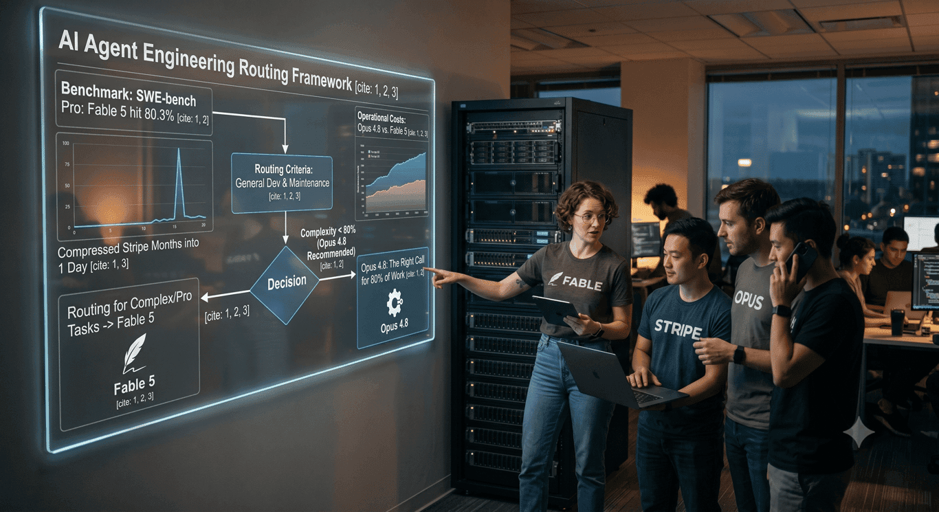 Claude Fable 5 vs Opus 4.8: The CTO's Routing Guide